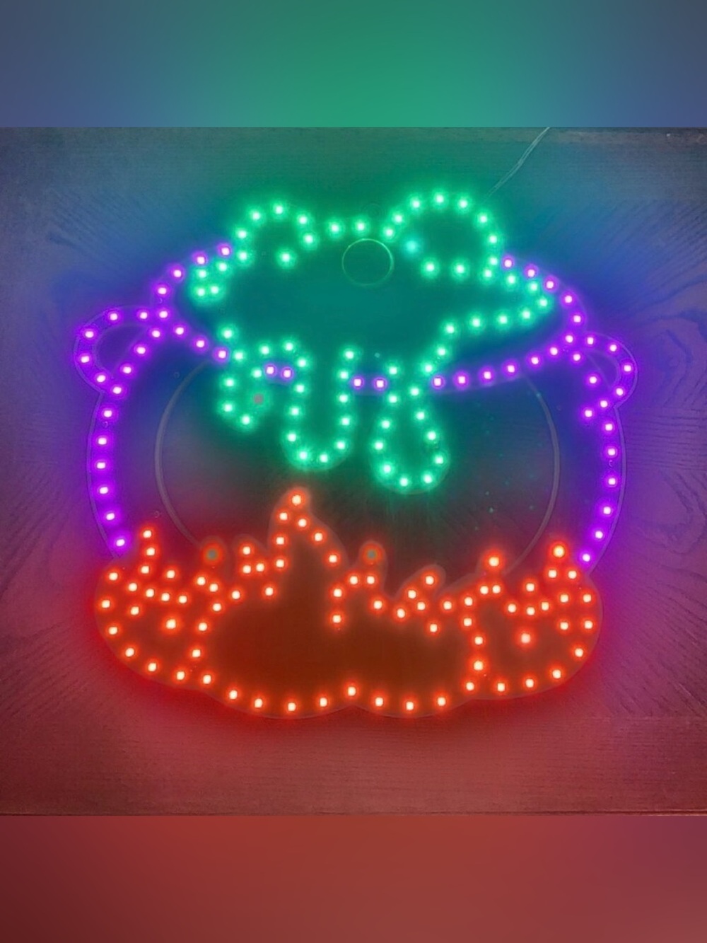 Vintage Pumpkin Hollow LED Twinkling Cauldron Halloween Decor 🧙